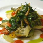 Warm Salad of Asparagus and Artichokes