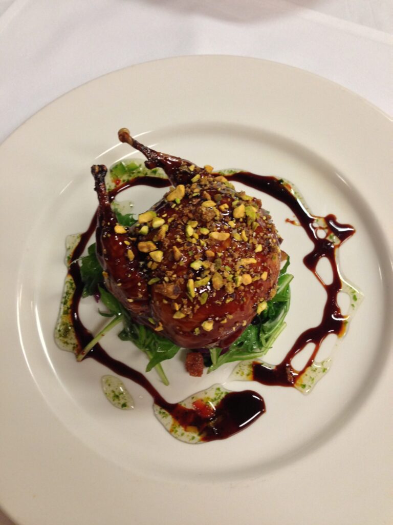 Bourbon Lacquered Quail