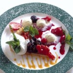 Three-berry Tart with Vanilla Cream