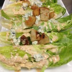 Werp Farm Romaine Wedge, Creamy Smoked Tomato and Blue Cheese Dressing, Croutons