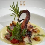 Lemon and Rosemary Scented Baby Octopus