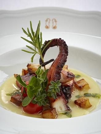 Lemon and Rosemary Scented Baby Octopus