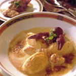 Pike Dumplings and Carp Laitance with Sauce Nantua