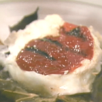 Grilled Goat Cheese in Vine Leaves