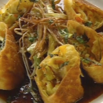 Caribbean Lobster Spring Rolls with Crisp Leeks and Red Curry – Honey Dipping Sauce ▶