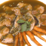 Breast of Duck with Green Peppercorn Sauce ►