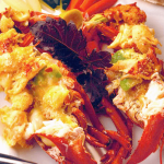 Caribbean Stuffed Lobster