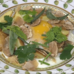 Shirred Eggs with White Truffles and Fingerling Potatoes