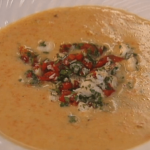Crab Chowder with Roasted Red Pepper