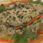Poached Chicken Breast with Barley
