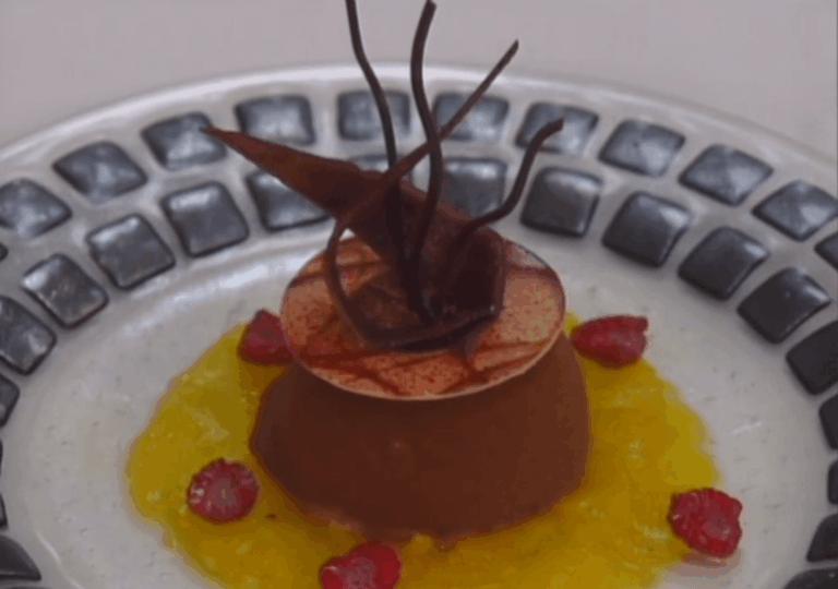Chocolate Mousse with Ginger Crème Brûlée | Cuisine Techniques