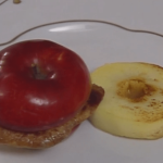 Apple and Goose Liver Sandwich