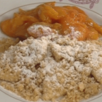 Farmer’s Cheese Dumplings with Stewed Apricots