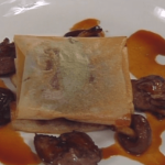 Mushrooms, Sage, and Parsnips with Duck Liver