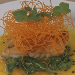 Seared Rockfish with Passion Fruit Sauce