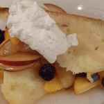 Lemon-soaked Pound Cake with Fruit and Chantilly Cream