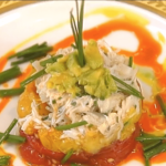 Stone Crab Salad with Baby Tomato Confit
