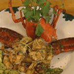 Wood-grilled Lobster with Potato Gnocchi and Toasted Walnuts