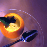 Orange Zabaglione in Orange Cups