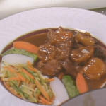 Rabbit with Apricots in Cabernet Sauce