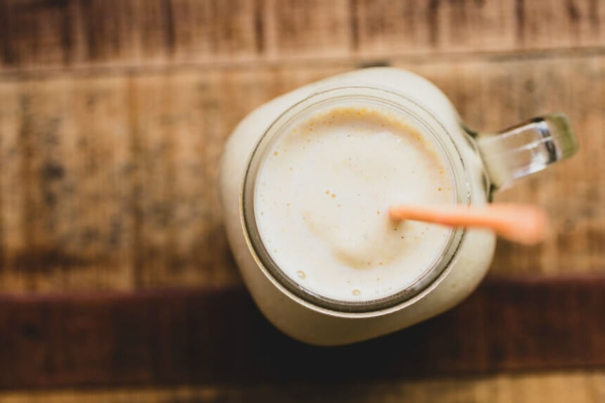 Upgrade A Milkshake With Bourbon And Peaches